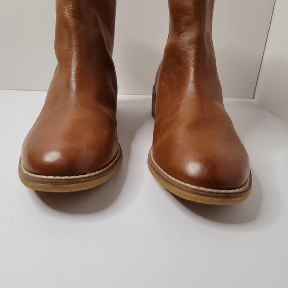 Sperry Maya Belle Leather Ankle Boot Booties Cognac Brown Size 6.5 - Picture 3 of 12